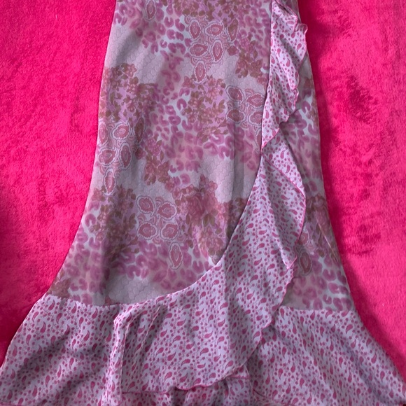Purple multi-pattern dress - Picture 2 of 2